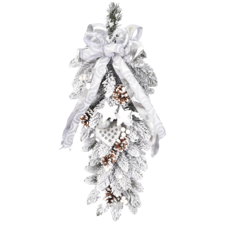 ZWIS DEKOROWANY OŚNIEŻONY 60 CM WINTER