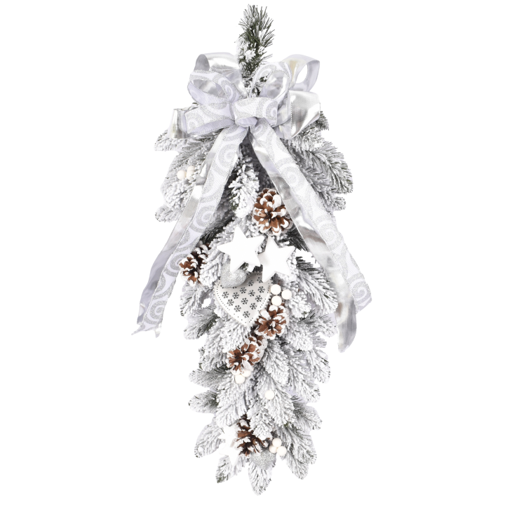 ZWIS DEKOROWANY OŚNIEŻONY 60 CM WINTER