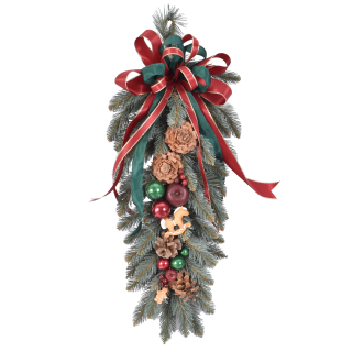 ZWIS DEKOROWANY SREBRZYSTY 60 CM CASA VERDE