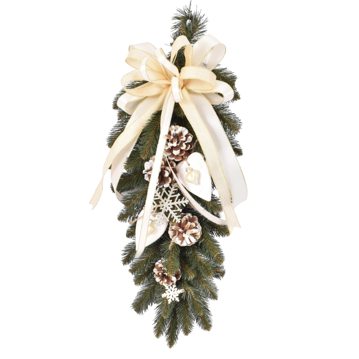 ZWIS DEKOROWANY 60 CM ECRU