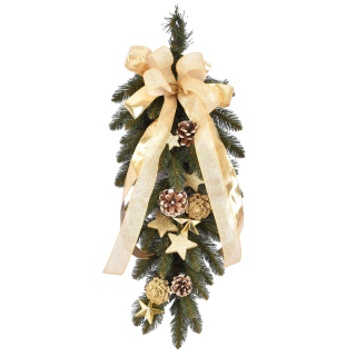 ZWIS DEKOROWANY 60 CM GOLD